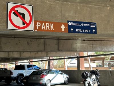 Signs Parking Garage